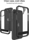 ZAGG Santa Cruz Snap iPhone 17e/16e/15/14/ Hoesje met Kickstand Zwart afbeelding 3