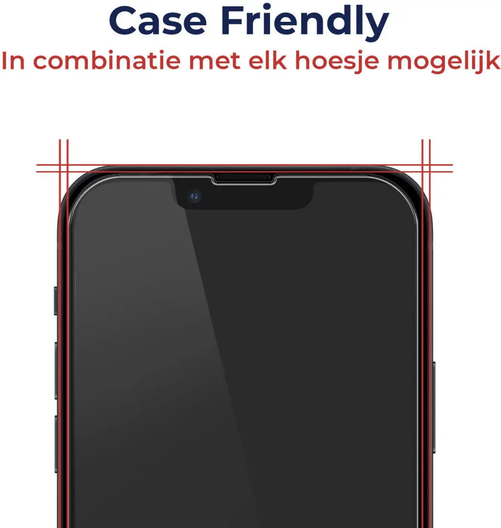 Rosso Apple iPhone 17e / 16e Privacy Glass met Installatietray afbeelding 4