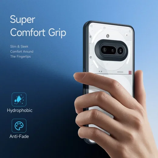 Dux Ducis Aimo Nothing Phone (3a) Hoesje Back Cover Zwart afbeelding 4