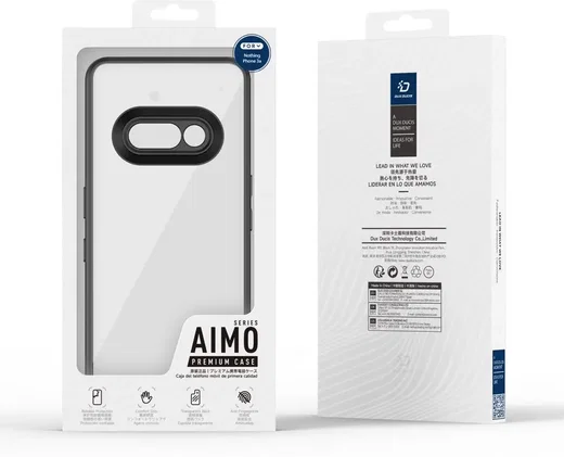 Dux Ducis Aimo Nothing Phone (3a) Hoesje Back Cover Zwart afbeelding 6