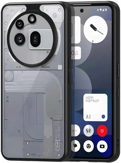Dux Ducis Aimo Nothing Phone (3a) Pro Hoesje Back Cover Zwart afbeelding 1