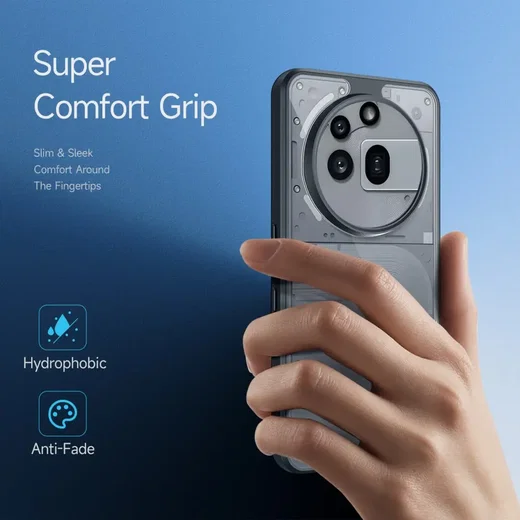 Dux Ducis Aimo Nothing Phone (3a) Pro Hoesje Back Cover Zwart afbeelding 4