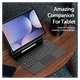 Dux Ducis Samsung Galaxy Tab S10/S9/S8 Ultra Hoes Bluetooth Toetsenbord Zwart afbeelding 10