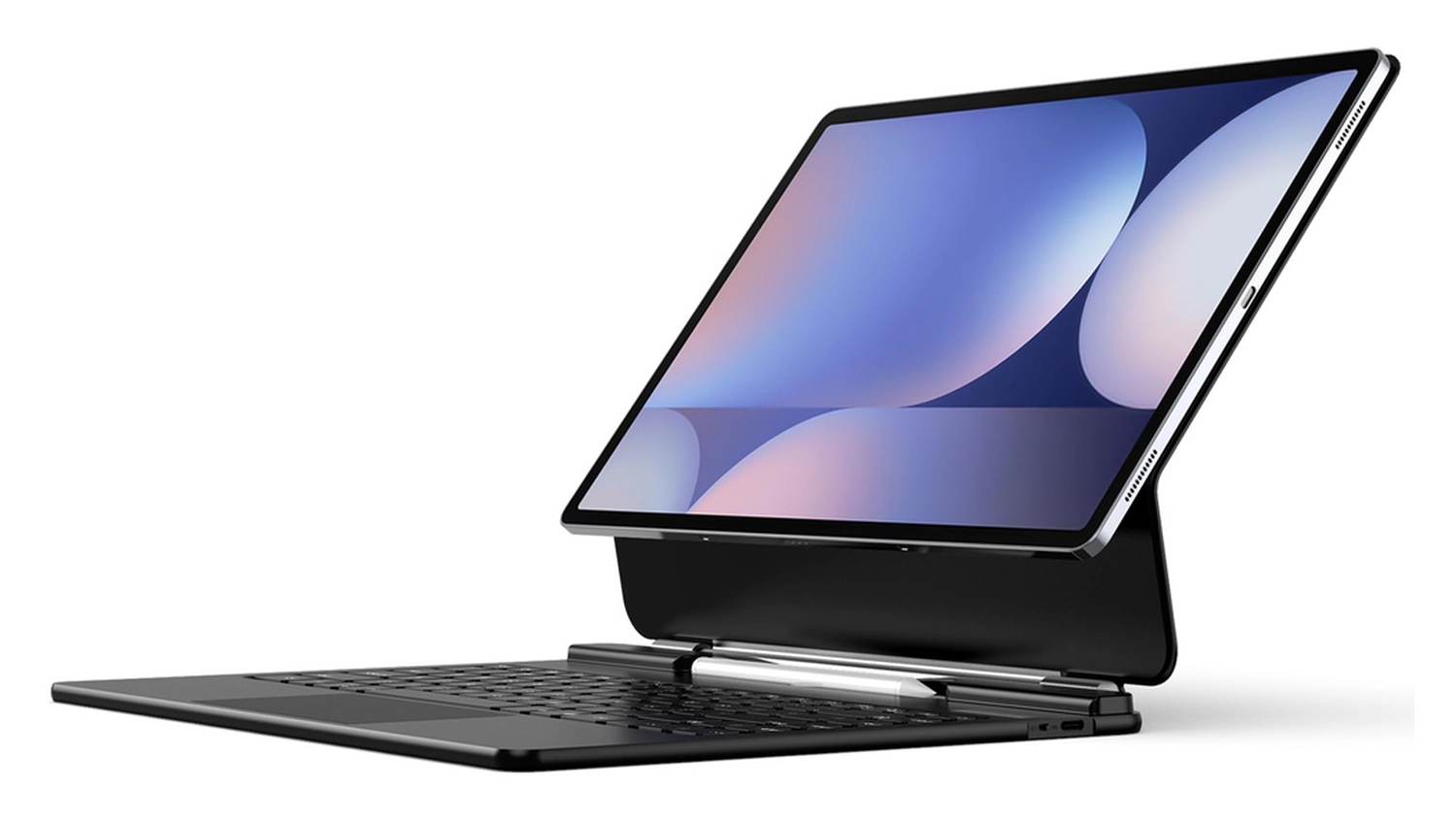 Dux Ducis Samsung Galaxy Tab S10/S9/S8 Ultra Hoes Bluetooth Toetsenbord Zwart afbeelding 2