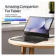 Dux Ducis Samsung Galaxy Tab S10/S9/S8 Ultra Hoes Bluetooth Toetsenbord Zwart afbeelding 9