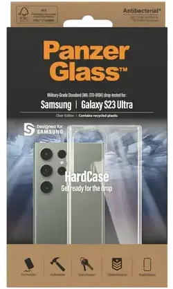 PanzerGlass HardCase Samsung Galaxy S23 Ultra Hoesje Back Cover Transparant afbeelding 3