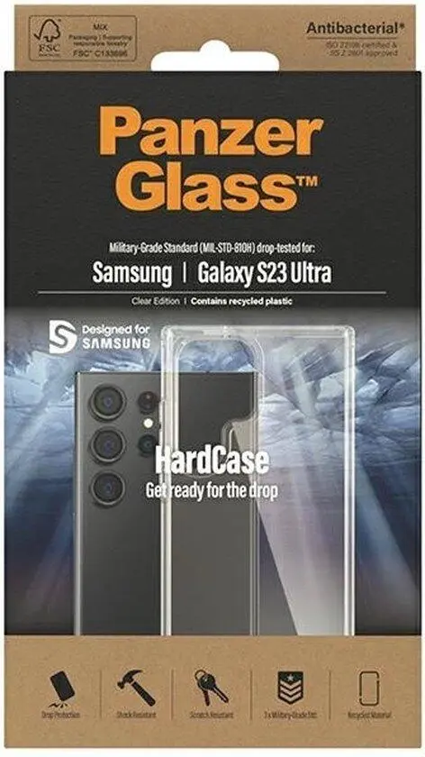 PanzerGlass HardCase Samsung Galaxy S23 Ultra Hoesje Back Cover Transparant afbeelding 5