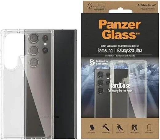 PanzerGlass HardCase Samsung Galaxy S23 Ultra Hoesje Back Cover Transparant afbeelding 6