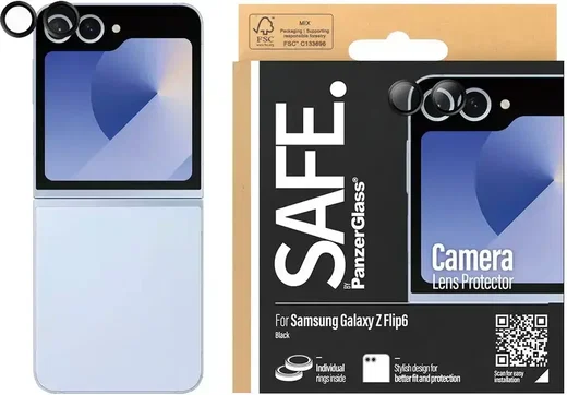 PanzerGlass SAFE Samsung Galaxy Z Flip 6 Camera Protector Zwart afbeelding 1