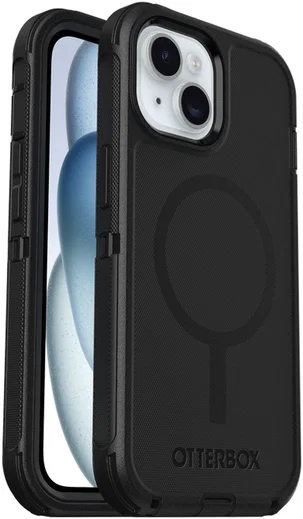 OtterBox Defender MagSafe Apple iPhone 17e / 16e / 15 / 14 / 13 Hoesje Zwart afbeelding 1