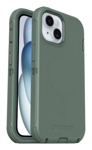 OtterBox Defender MagSafe Apple iPhone 17e / 16e / 15 / 14 / 13 Hoesje Groen afbeelding 1