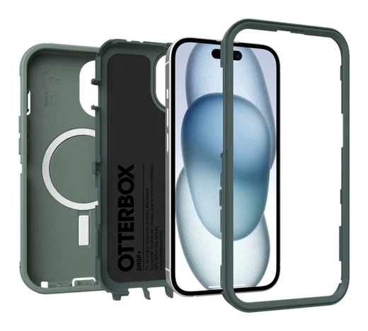 OtterBox Defender MagSafe Apple iPhone 17e / 16e / 15 / 14 / 13 Hoesje Groen afbeelding 3