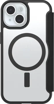 OtterBox React Folio Apple iPhone 15/14/13 Hoesje Book Case Zwart Transparant