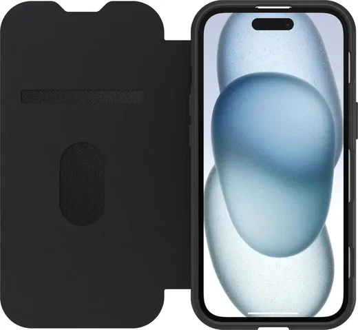 OtterBox React Folio Apple iPhone 15/14/13 Hoesje Book Case Zwart Transparant afbeelding 5