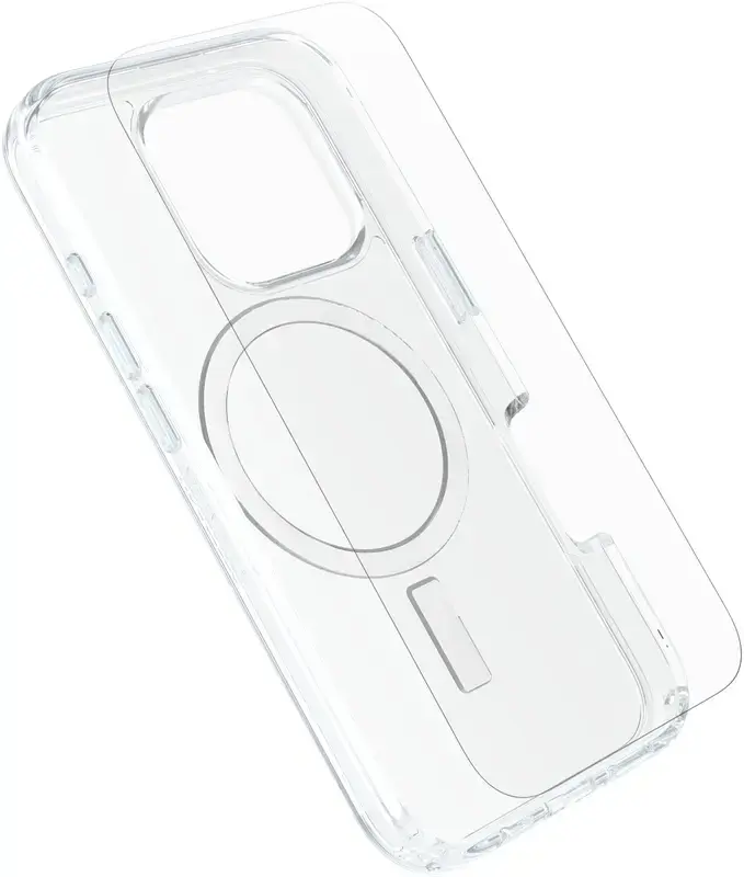 OtterBox Symmetry iPhone 16 Pro Hoesje MagSafe Transparant + Screen Protector afbeelding 1