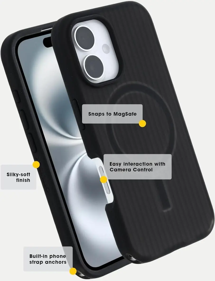 OtterBox Symmetry Core iPhone 16 Pro Max Hoesje MagSafe Back Cover Wit afbeelding 4