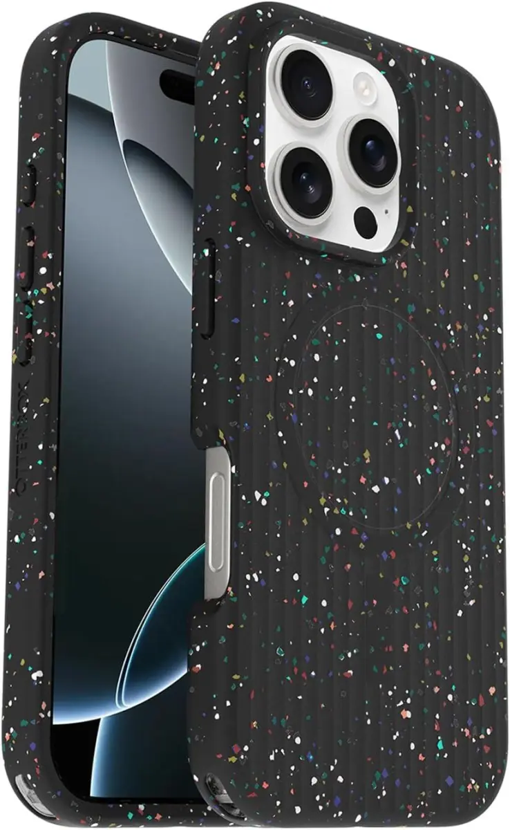 OtterBox Symmetry Core Apple iPhone 16 Pro Hoesje MagSafe Back Cover Zwart afbeelding 1
