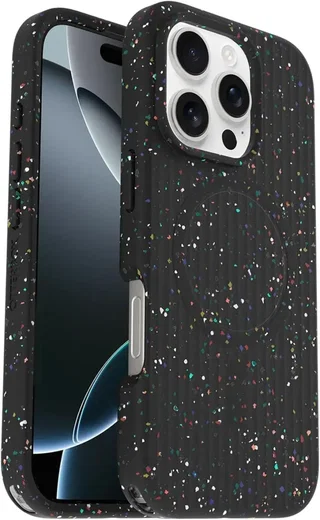 OtterBox Symmetry Core Apple iPhone 16 Pro Hoesje MagSafe Back Cover Zwart afbeelding 1