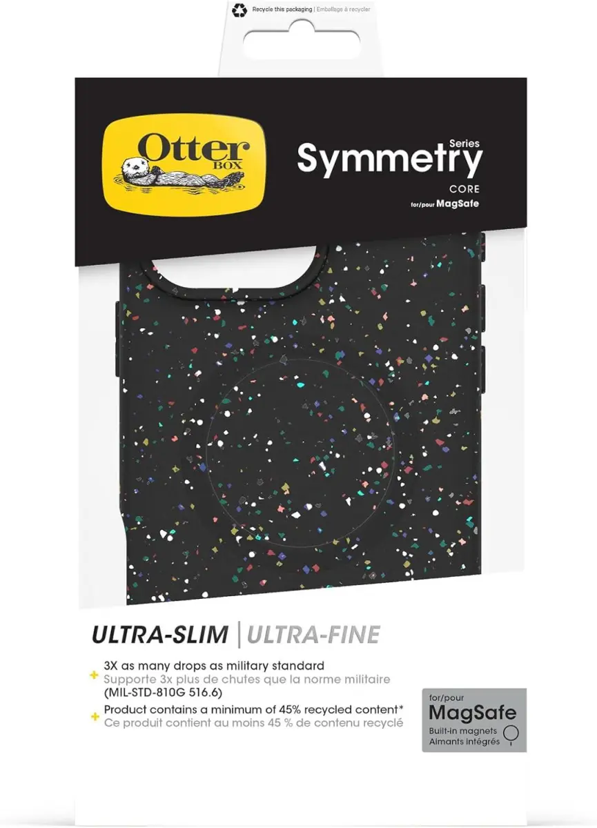 OtterBox Symmetry Core iPhone 16 Pro Max Hoesje MagSafe Back Cover Zwart afbeelding 6