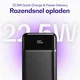 Buddi Boost 10.000 mAh Powerbank Met Display Duo Pack Zwart 22.5W afbeelding 13