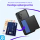 Samsung Galaxy A56 / A36 Hoesje met Slider Kaarthouder Back Cover Zwart afbeelding 6