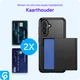 Samsung Galaxy A56 / A36 Hoesje met Slider Kaarthouder Back Cover Zwart afbeelding 10