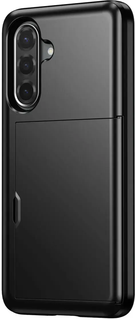 Samsung Galaxy A56 / A36 Hoesje met Slider Kaarthouder Back Cover Zwart afbeelding 15