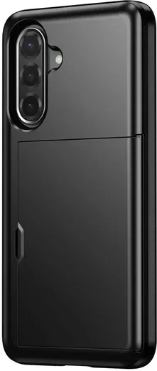 Samsung Galaxy A56 / A36 Hoesje met Slider Kaarthouder Back Cover Zwart afbeelding 15