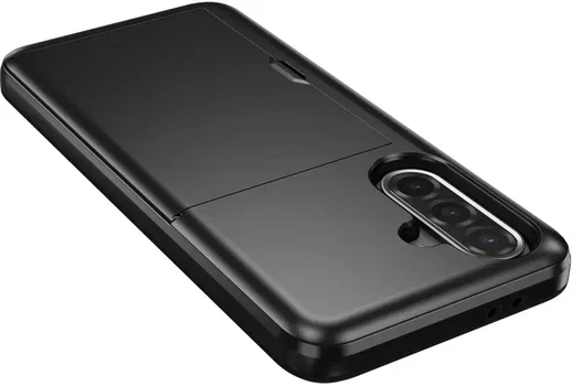 Samsung Galaxy A56 / A36 Hoesje met Slider Kaarthouder Back Cover Zwart afbeelding 18