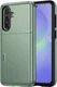 Samsung Galaxy A56 / A36 Hoesje met Slider Kaarthouder Back Cover Groen afbeelding 13