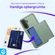 Samsung Galaxy A56 / A36 Hoesje met Slider Kaarthouder Back Cover Groen afbeelding 4