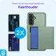 Samsung Galaxy A56 / A36 Hoesje met Slider Kaarthouder Back Cover Groen afbeelding 10
