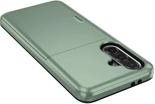 Samsung Galaxy A56 / A36 Hoesje met Slider Kaarthouder Back Cover Groen afbeelding 19