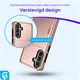 Samsung A56/ A36 hoesje met kaarthouder - Back Cover Pasjeshouder - Roze afbeelding 2