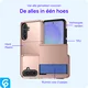 Samsung A56/ A36 hoesje met kaarthouder - Back Cover Pasjeshouder - Roze afbeelding 9