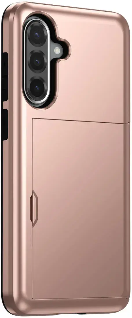 Samsung A56/ A36 hoesje met kaarthouder - Back Cover Pasjeshouder - Roze afbeelding 16