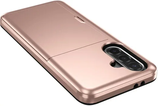 Samsung A56/ A36 hoesje met kaarthouder - Back Cover Pasjeshouder - Roze afbeelding 19