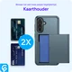 Samsung Galaxy A56 / A36 Hoesje met Slider Kaarthouder Back Cover Blauw afbeelding 9