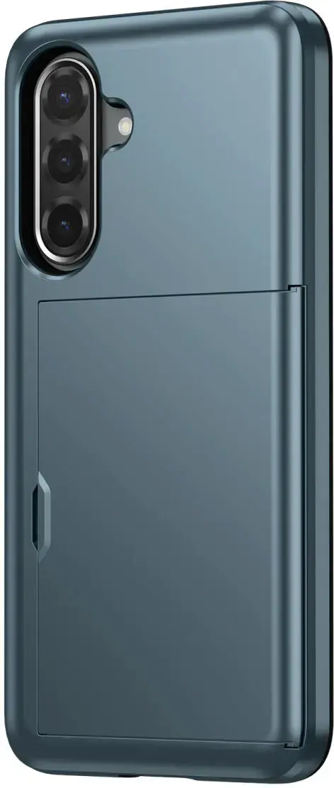 Samsung Galaxy A56 / A36 Hoesje met Slider Kaarthouder Back Cover Blauw afbeelding 16