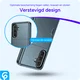 Samsung Galaxy A56 / A36 Hoesje met Slider Kaarthouder Back Cover Blauw afbeelding 2