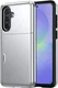 Samsung Galaxy A56 / A36 Hoesje met Slider Kaarthouder Back Cover Grijs afbeelding 12