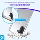 Samsung Galaxy A56 / A36 Hoesje met Slider Kaarthouder Back Cover Grijs afbeelding 2