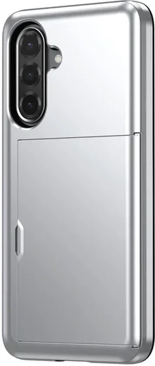 Samsung Galaxy A56 / A36 Hoesje met Slider Kaarthouder Back Cover Grijs afbeelding 11