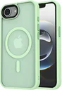 Apple iPhone 17e / 16e Hoesje met MagSafe Back Cover Matte Groen