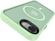 Apple iPhone 17e / 16e Hoesje met MagSafe Back Cover Matte Groen afbeelding 13