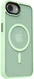 Apple iPhone 17e / 16e Hoesje met MagSafe Back Cover Matte Groen afbeelding 18