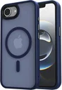 Apple iPhone 17e / 16e Hoesje met MagSafe Back Cover Matte Blauw