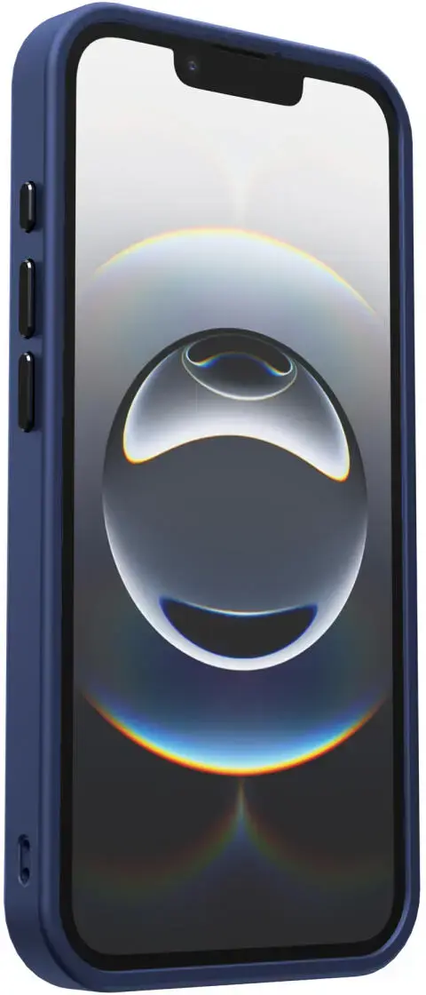 Apple iPhone 17e / 16e Hoesje met MagSafe Back Cover Matte Blauw afbeelding 18