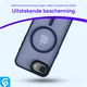 Apple iPhone 17e / 16e Hoesje met MagSafe Back Cover Matte Blauw afbeelding 2
