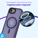 Apple iPhone 17e / 16e Hoesje met MagSafe Back Cover Matte Paars afbeelding 10